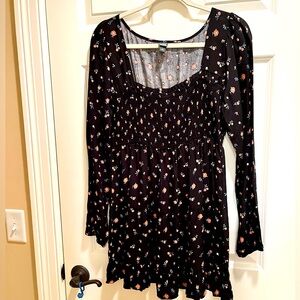 Wild Fable smocked babydoll mini dress